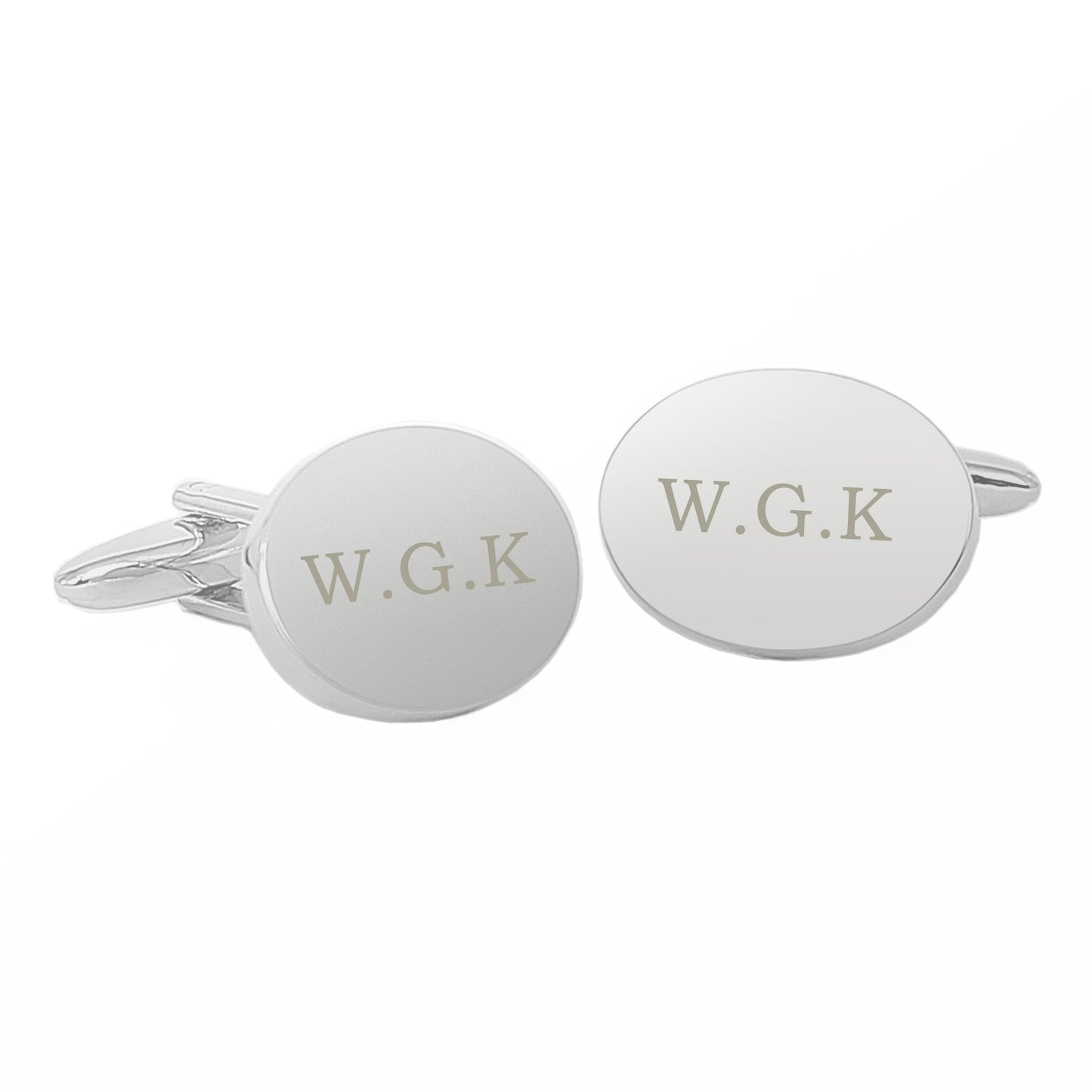 Personalised Oval Cufflinks