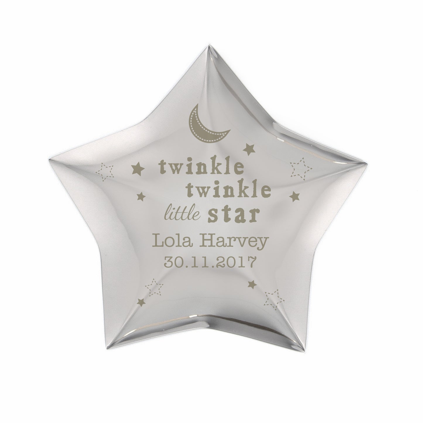 Personalised Twinkle Twinkle Star Trinket Box