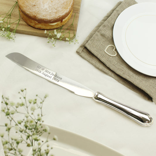 Personalised Modern Cake Knife