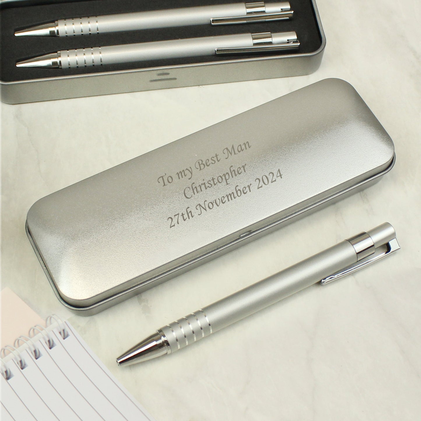 Personalised 2 Pen Box Set