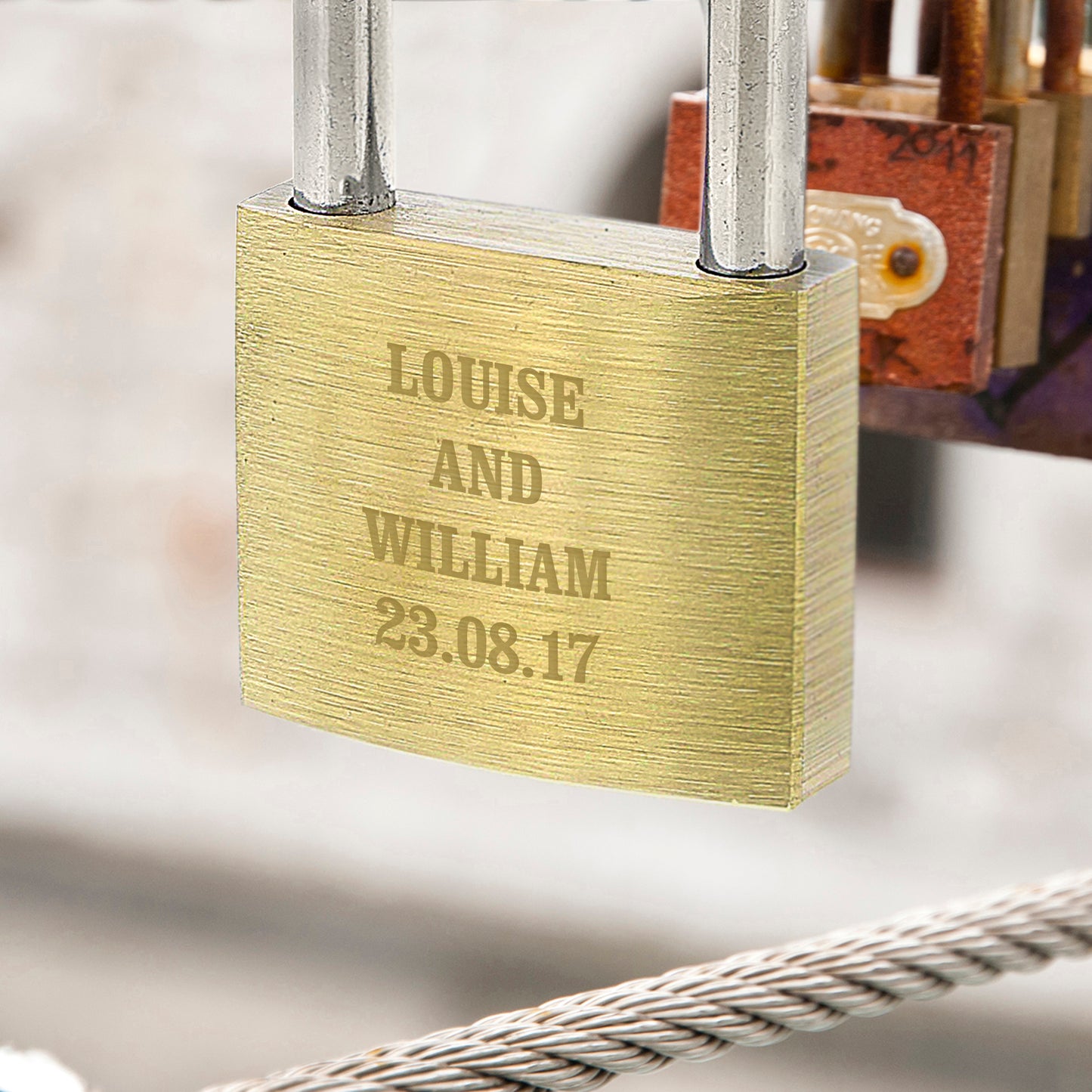 Personalised Any Message Padlock