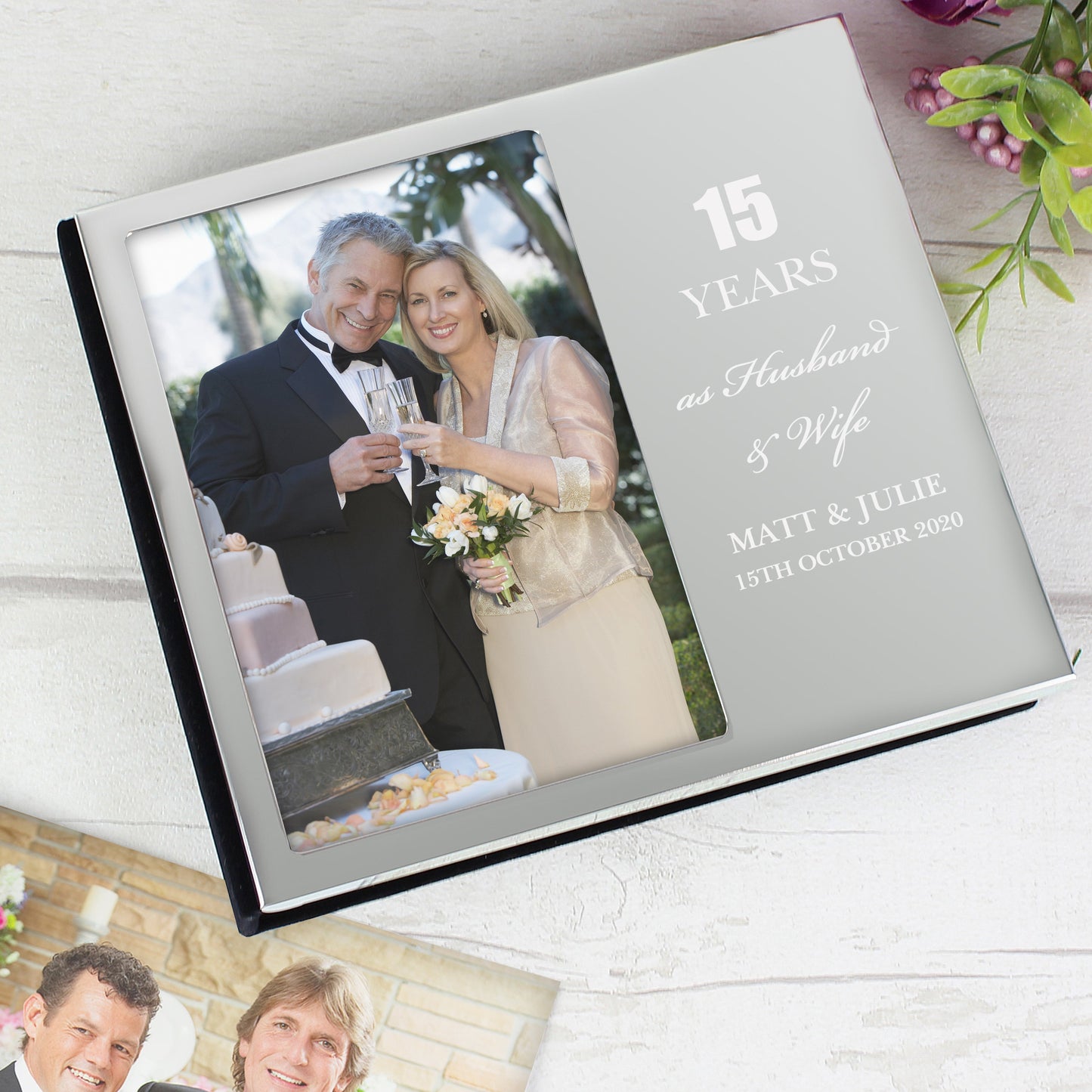 Personalised Anniversary 6x4 Photo Frame Album