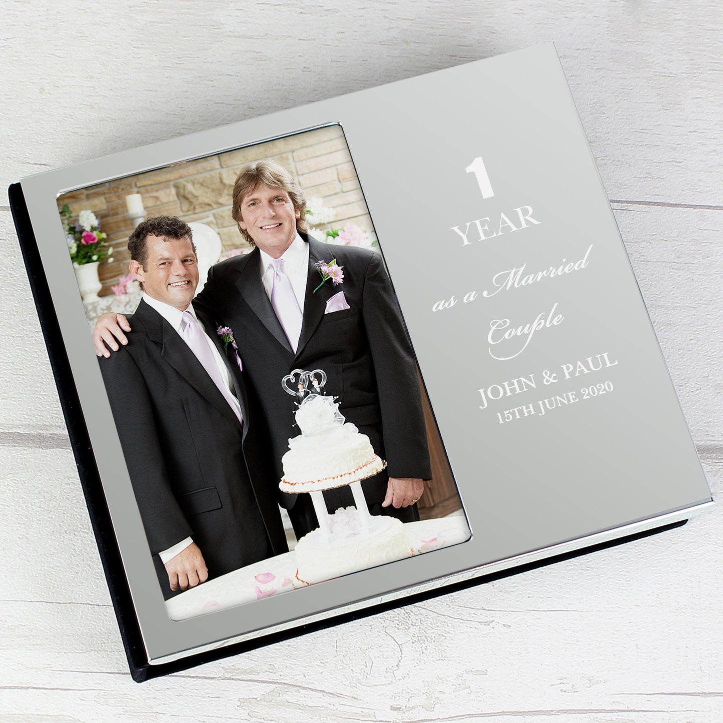 Personalised Anniversary 6x4 Photo Frame Album