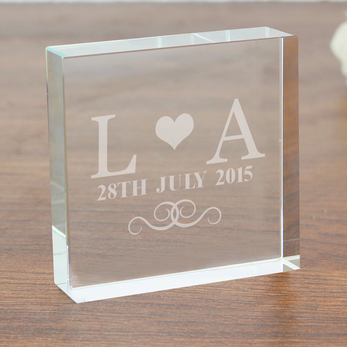 Personalised Monogram Crystal Token