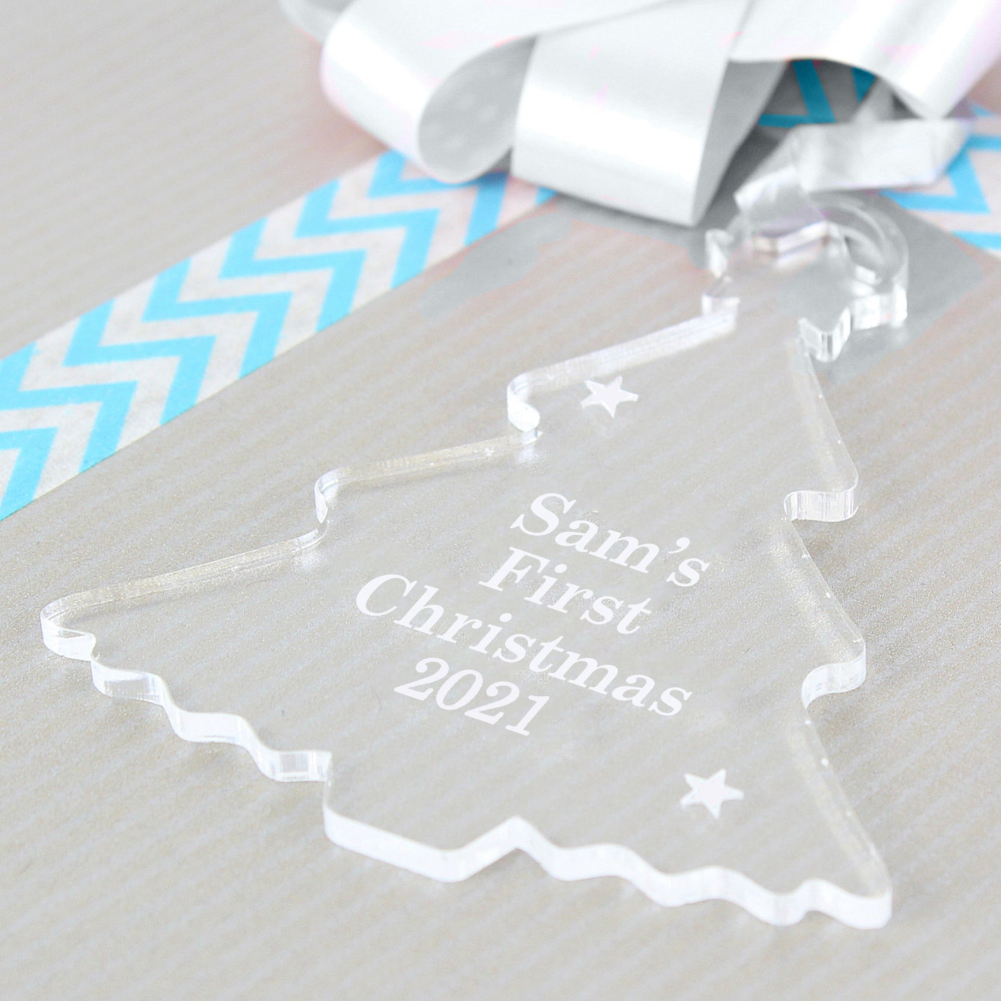 Personalised Acrylic Tree Decoration