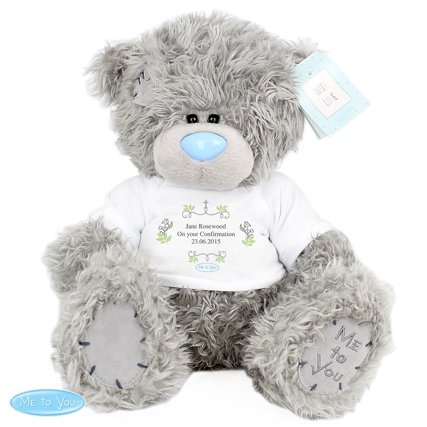 Personalised Me To You Bear Religious Cross