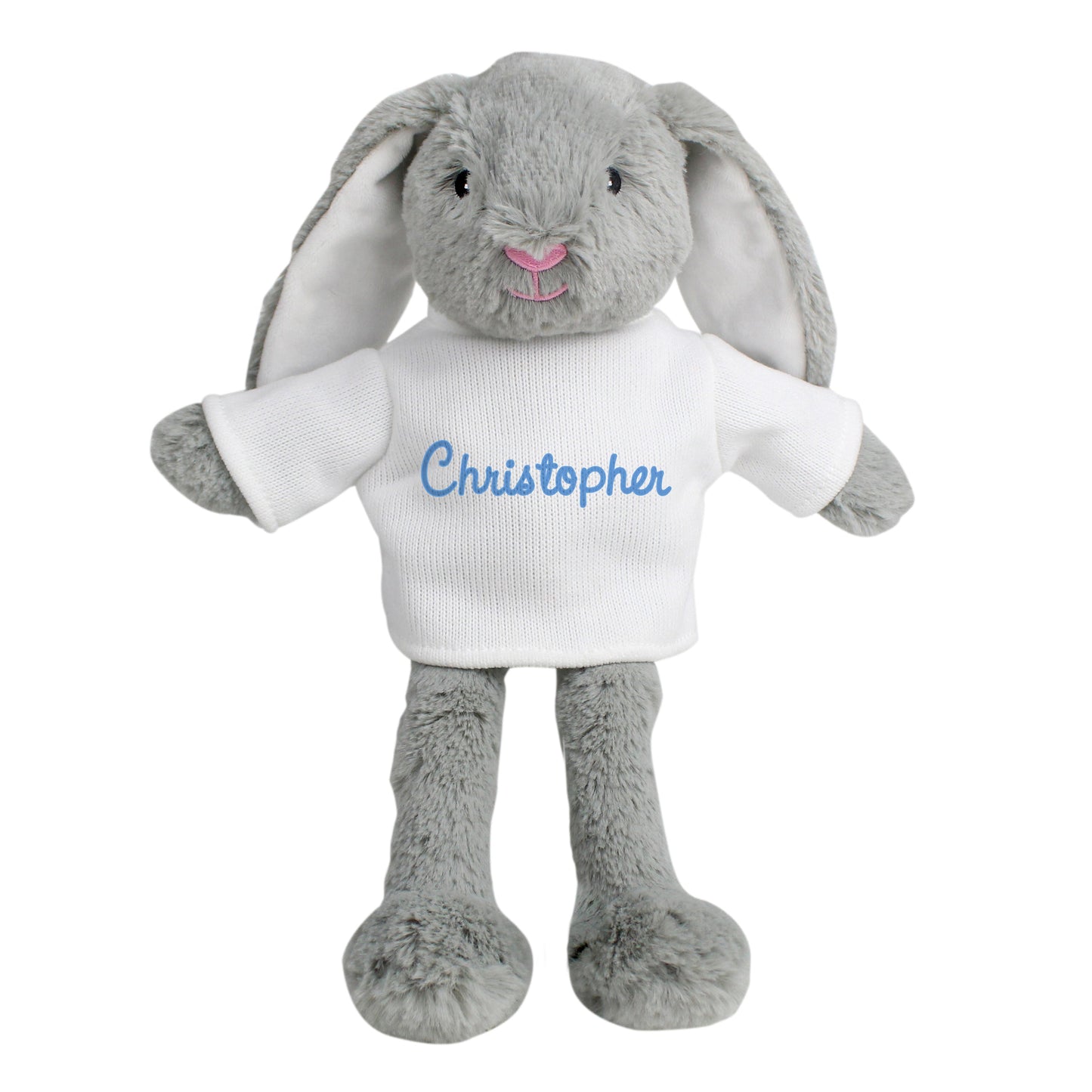 Personalised Name Only Bunny Rabbit - Blue