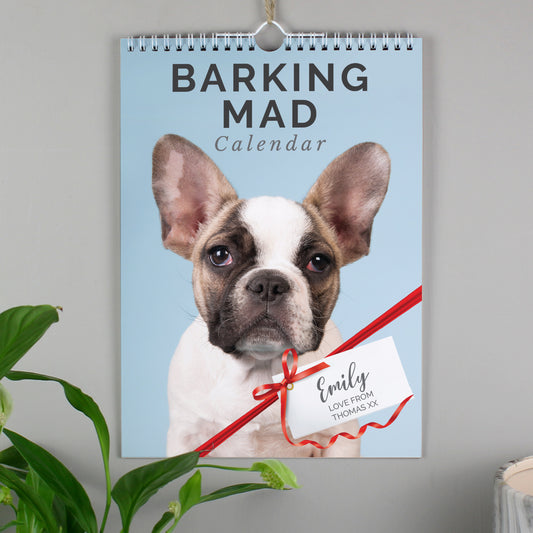 Personalised A4 Barking Mad Calendar