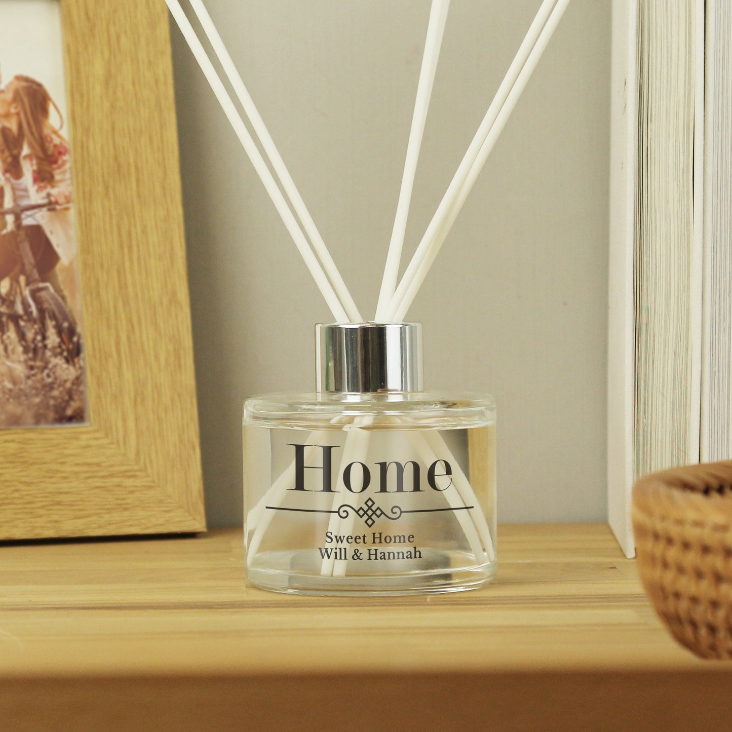 Personalised Elegant Diamond Reed Diffuser