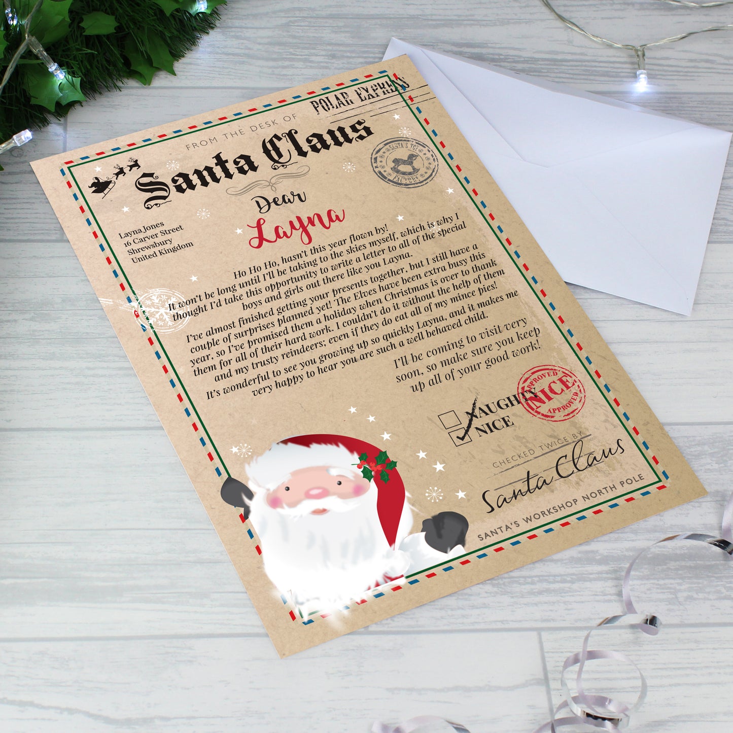 Personalised Santa Claus Letter