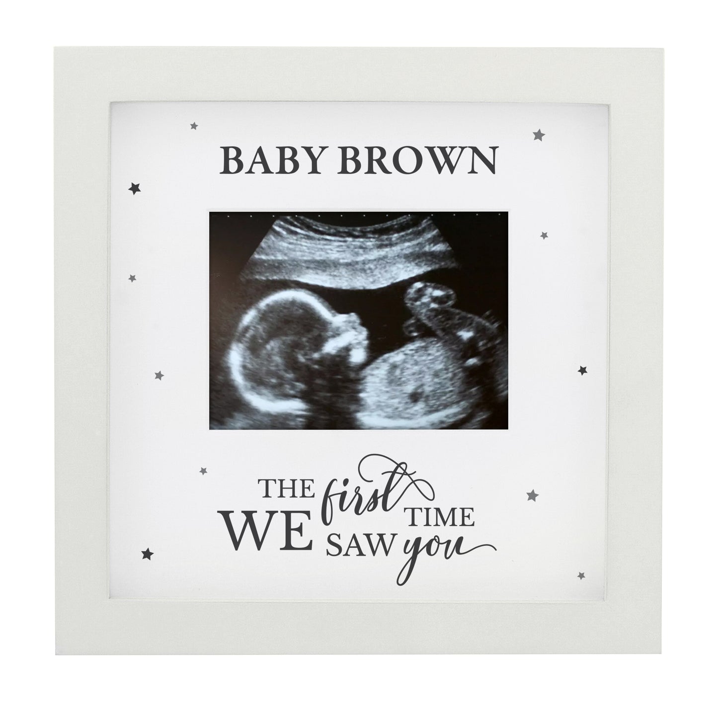 Personalised All Things Grow Baby Scan Frame