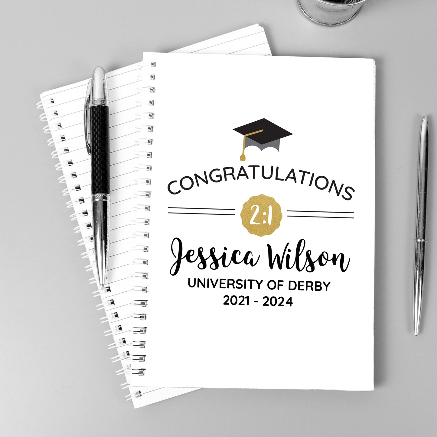 Personalised Graduation A5 Notebook