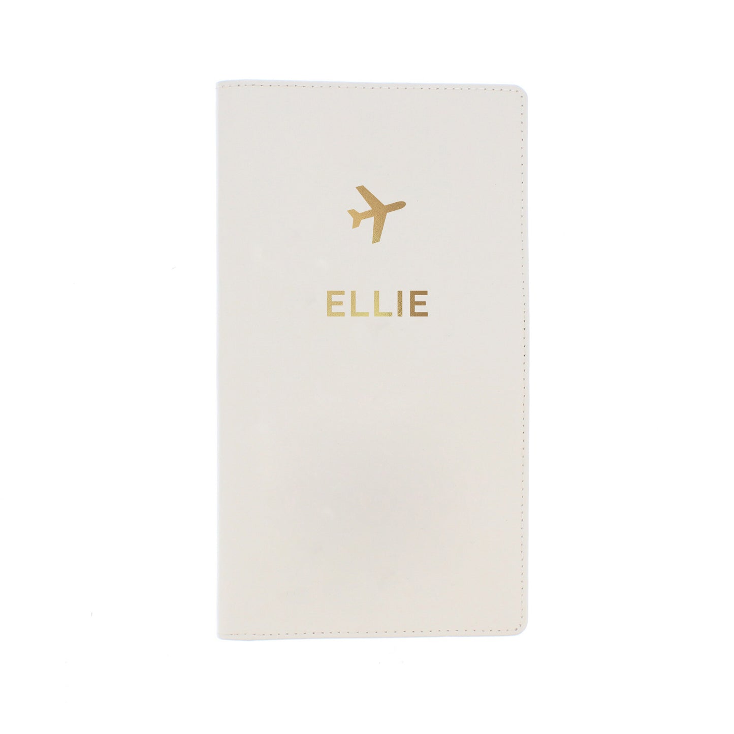 Personalised Gold Name Travel Document Holder