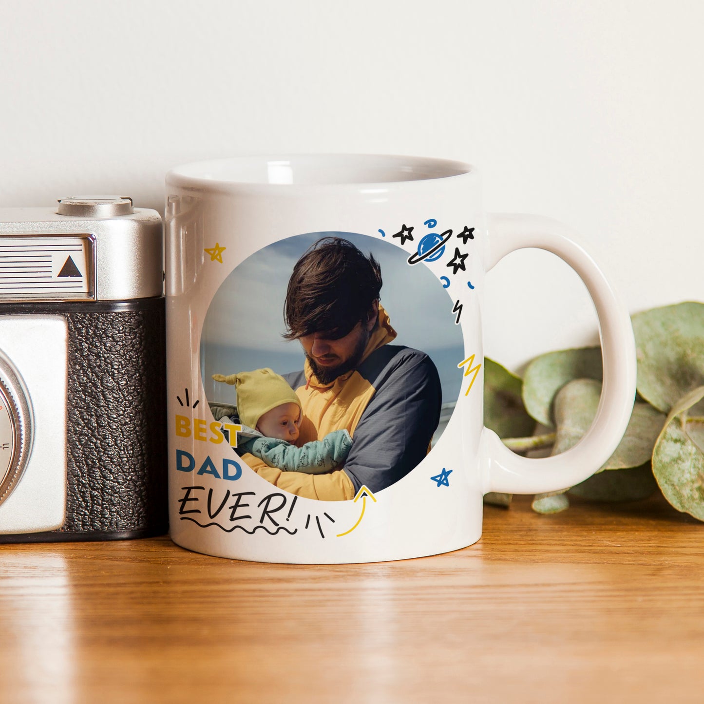 Personalised Best Ever Photo Upload Mug