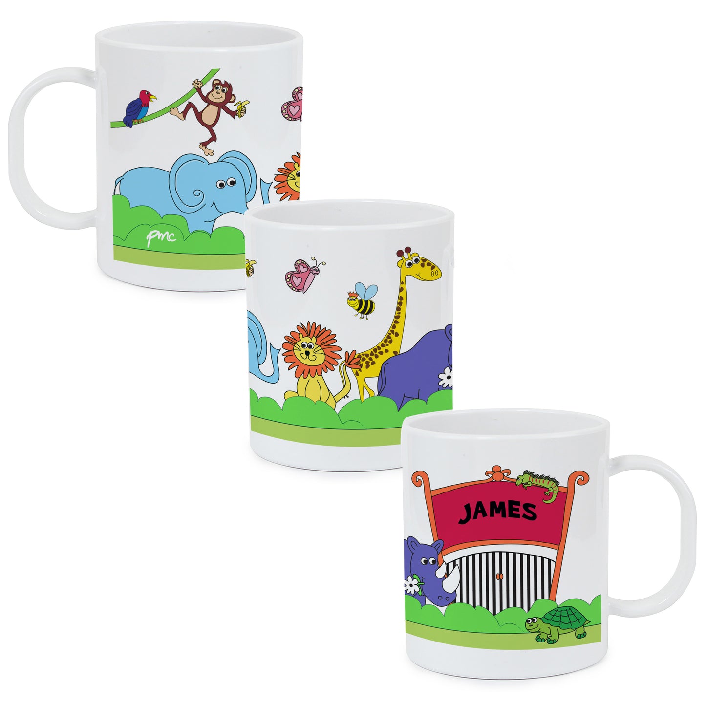 Personalised Zoo Plastic Mug