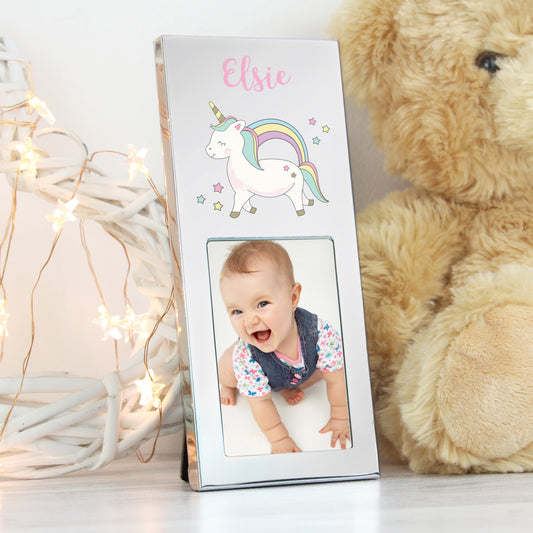 Personalised  Baby Unicorn 2x3 Photo Frame