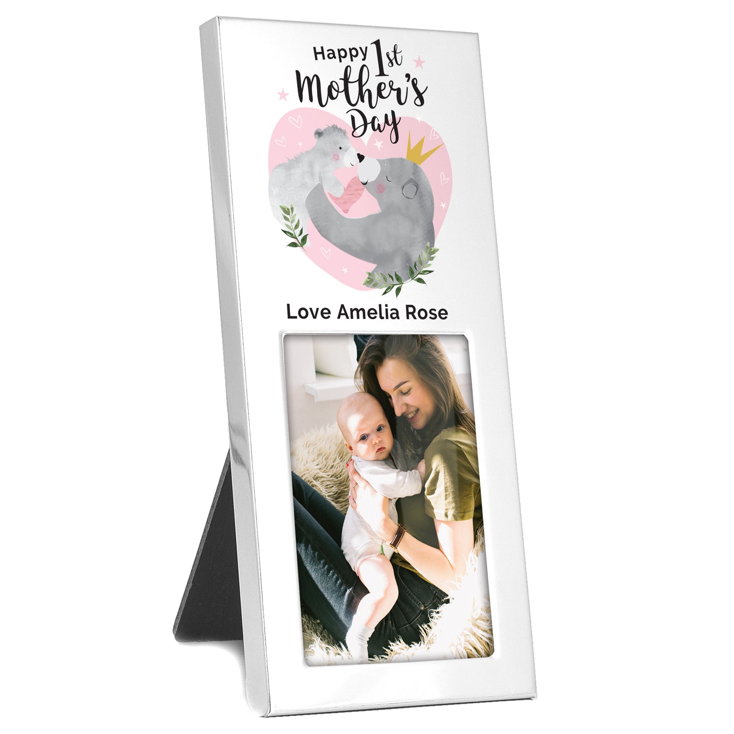 Personalised 1st Mothers Day Mama Bear 2x3 Photo Frame