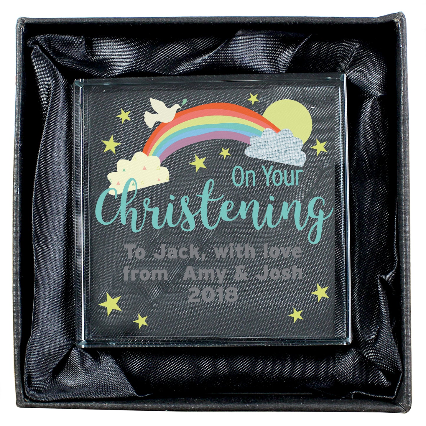 Personalised On Your Christening Crystal Token