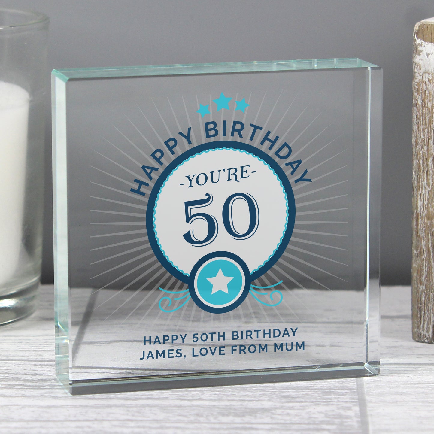 Personalised Birthday Crystal Token