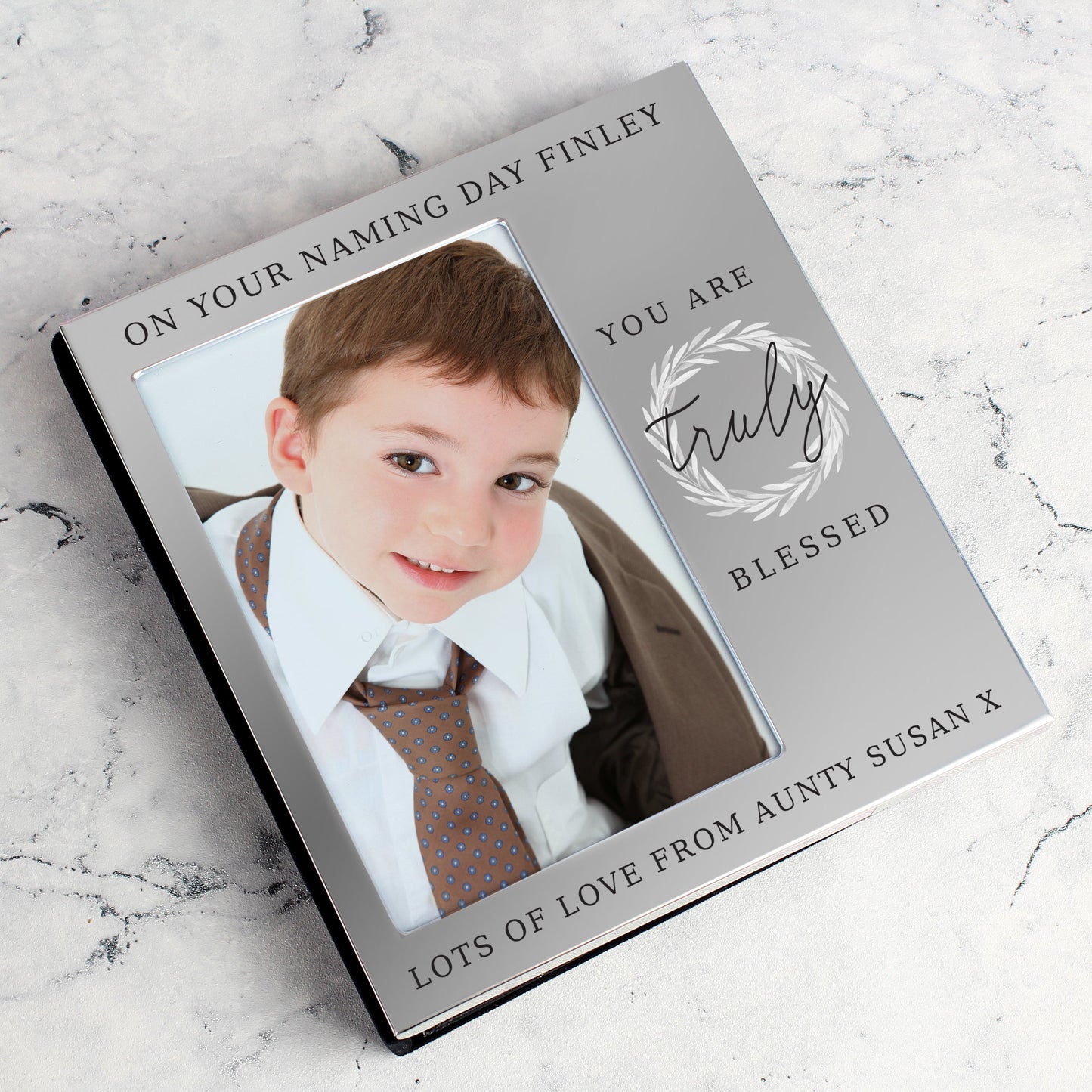 Personalised Truly Blessed 6x4 Photo Frame Album