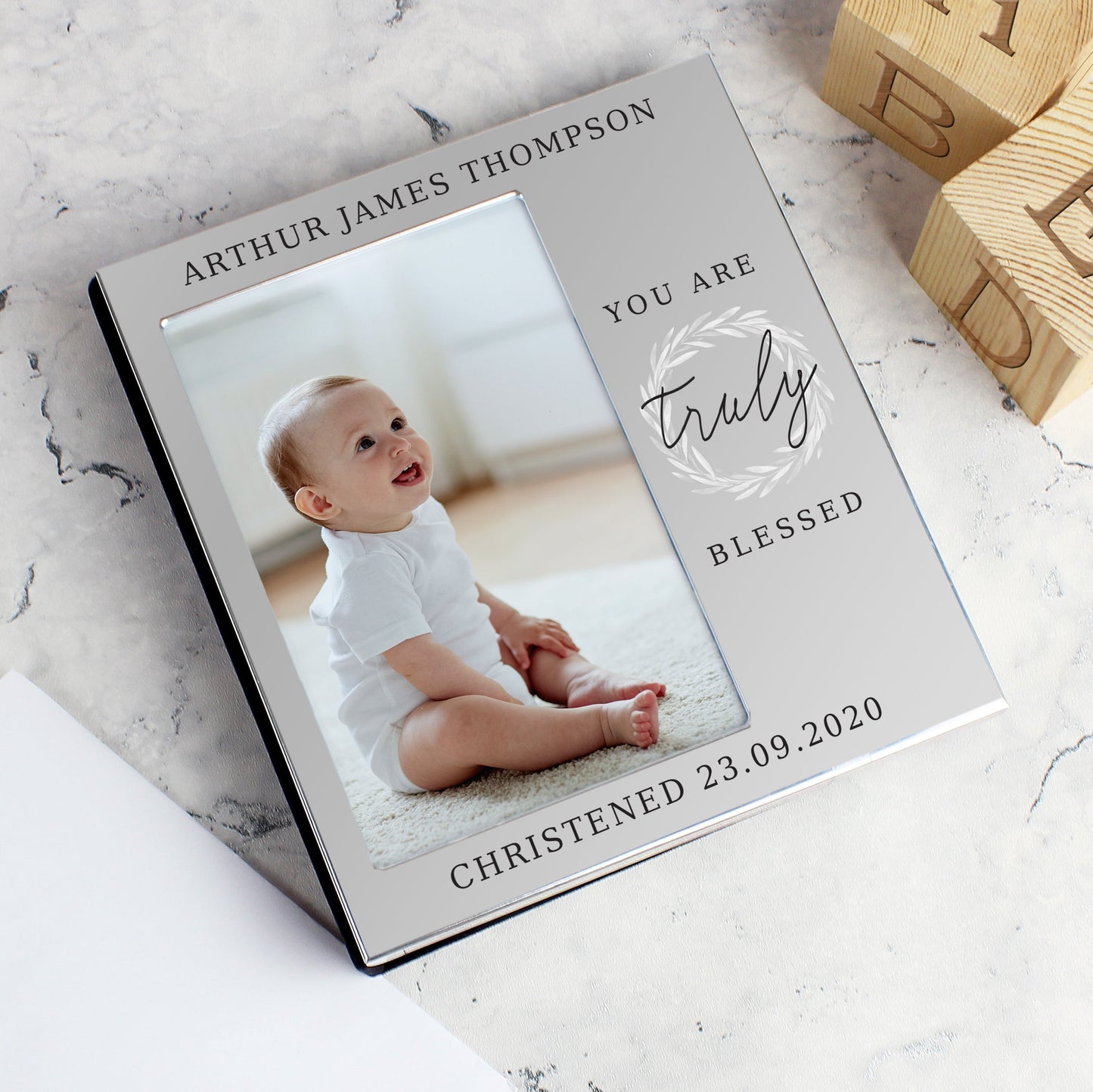 Personalised Truly Blessed 6x4 Photo Frame Album