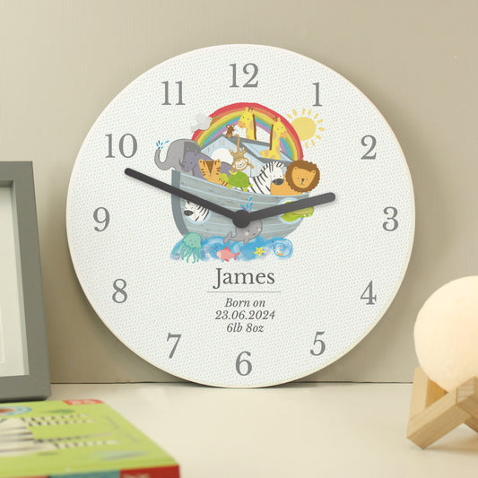 Personalised Noah's Ark Clock