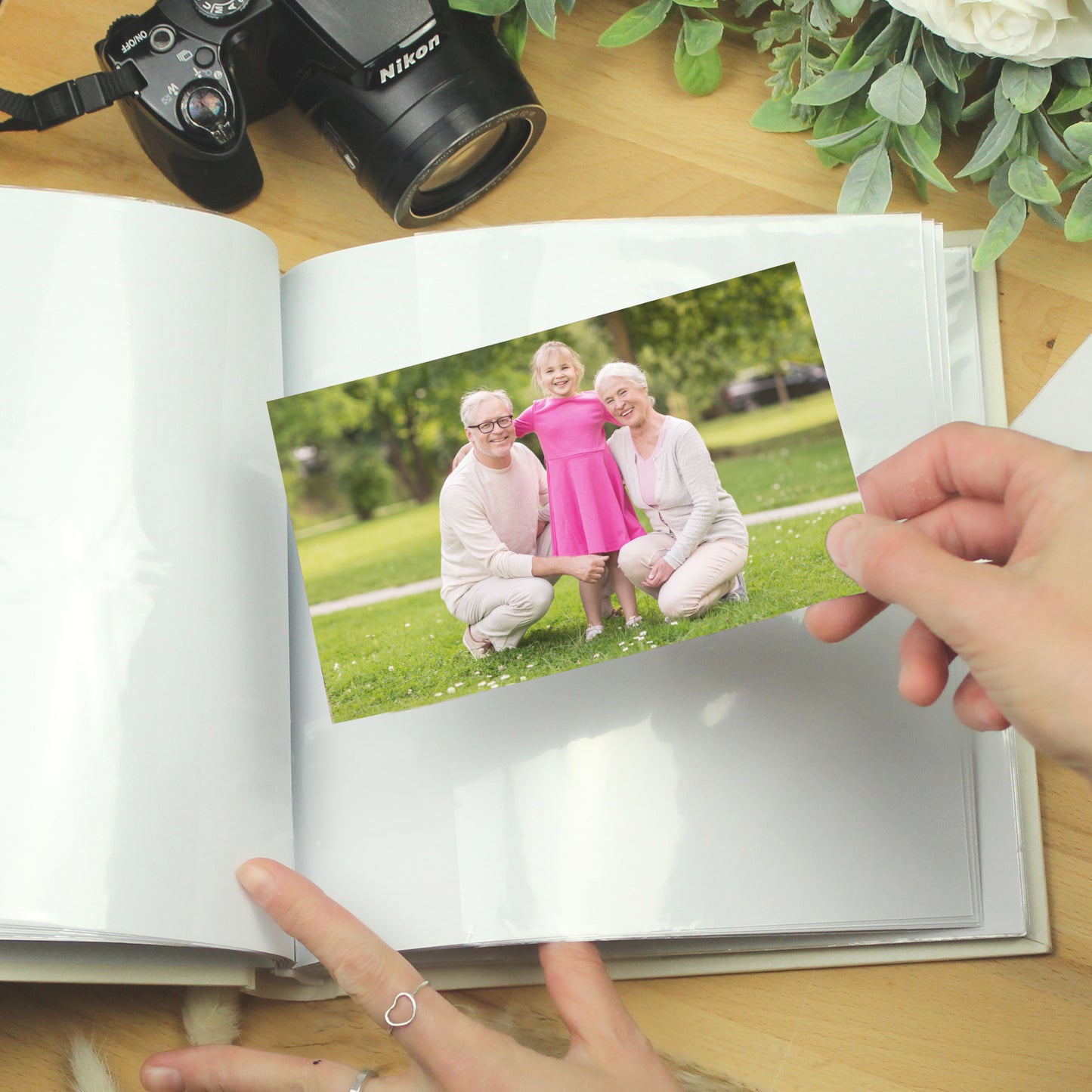 Personalised Birthday Square Photo Album