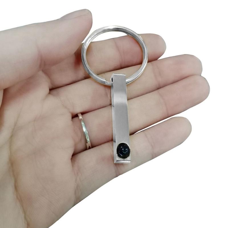 Custom Photo Projection Bar Key Ring