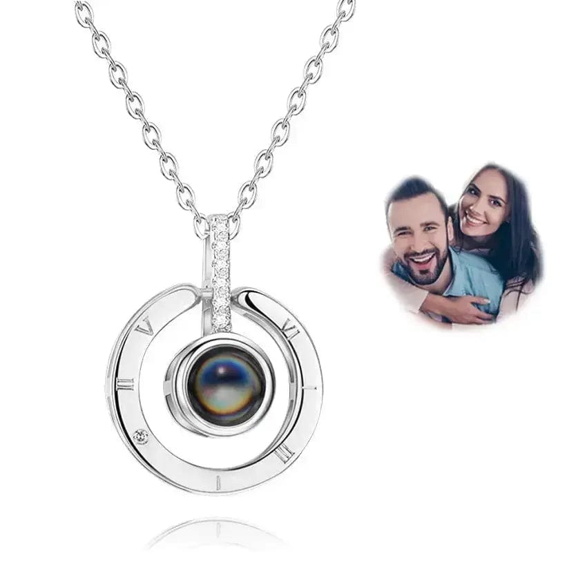 Custom Photo Projection Jewelry Necklace | Bracelet | Keychain