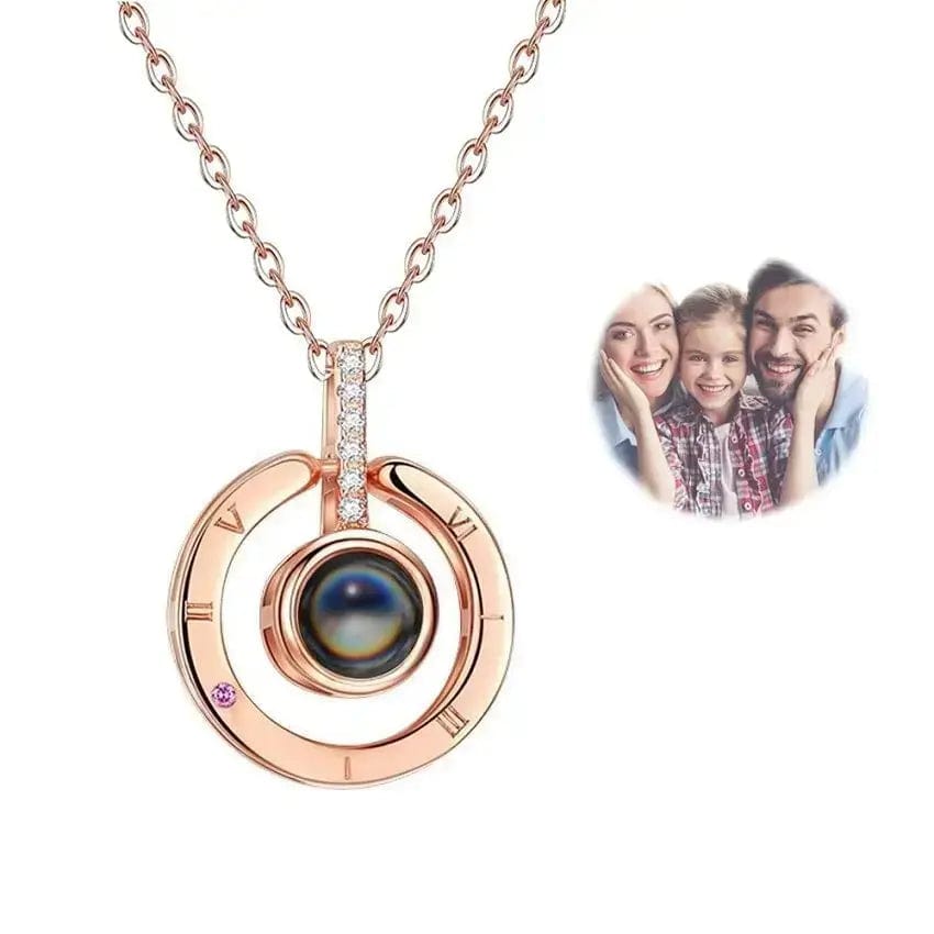 Custom Photo Projection Necklace | Put Your Photo Inside the Pendant