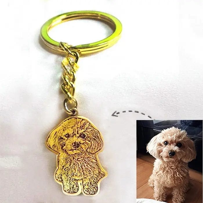 Engraved Necklace & Keyring - Add Your Photo