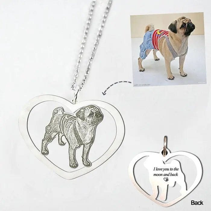 Engraved Necklace & Keyring - Add Your Photo