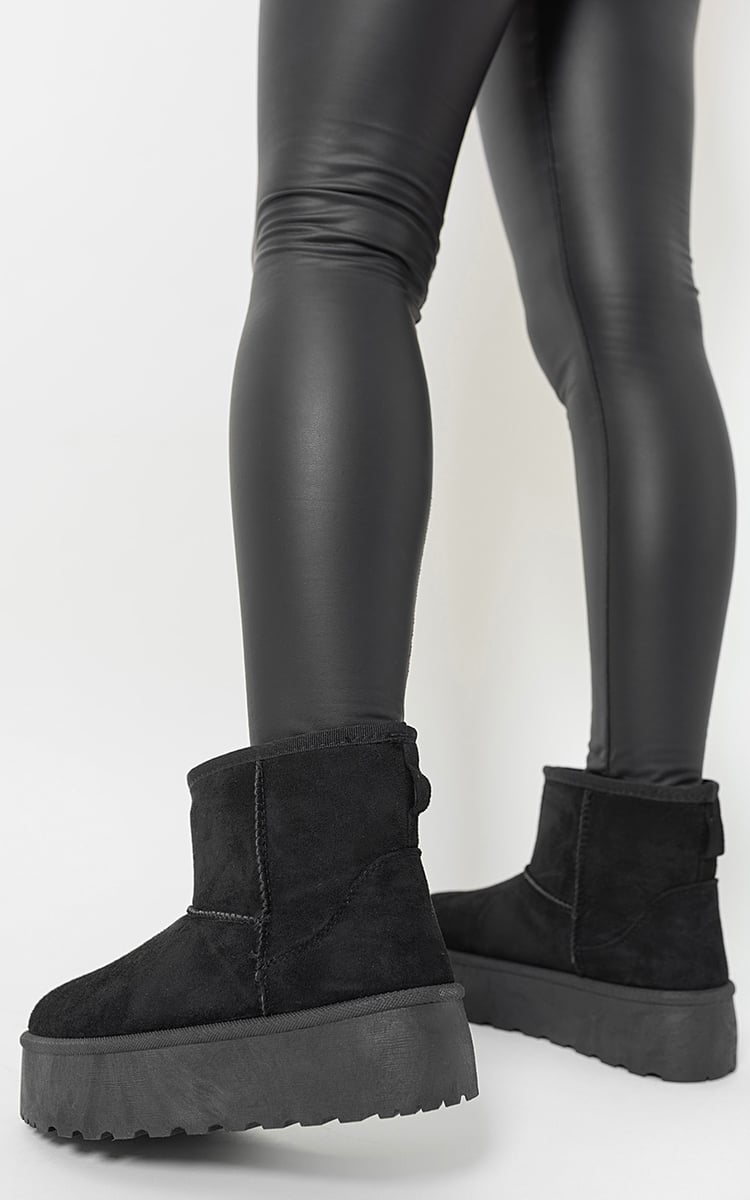 Thick Heel Platform Boots-4