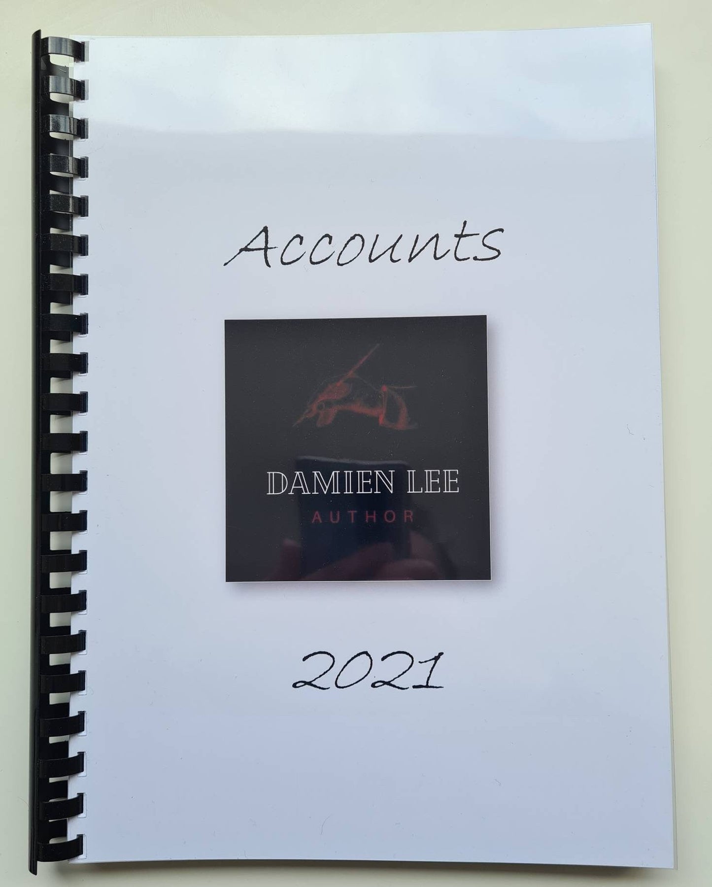 Personalised business accounts book, logo accounts book, small business tracker, custom accounts book,  small business stationery,