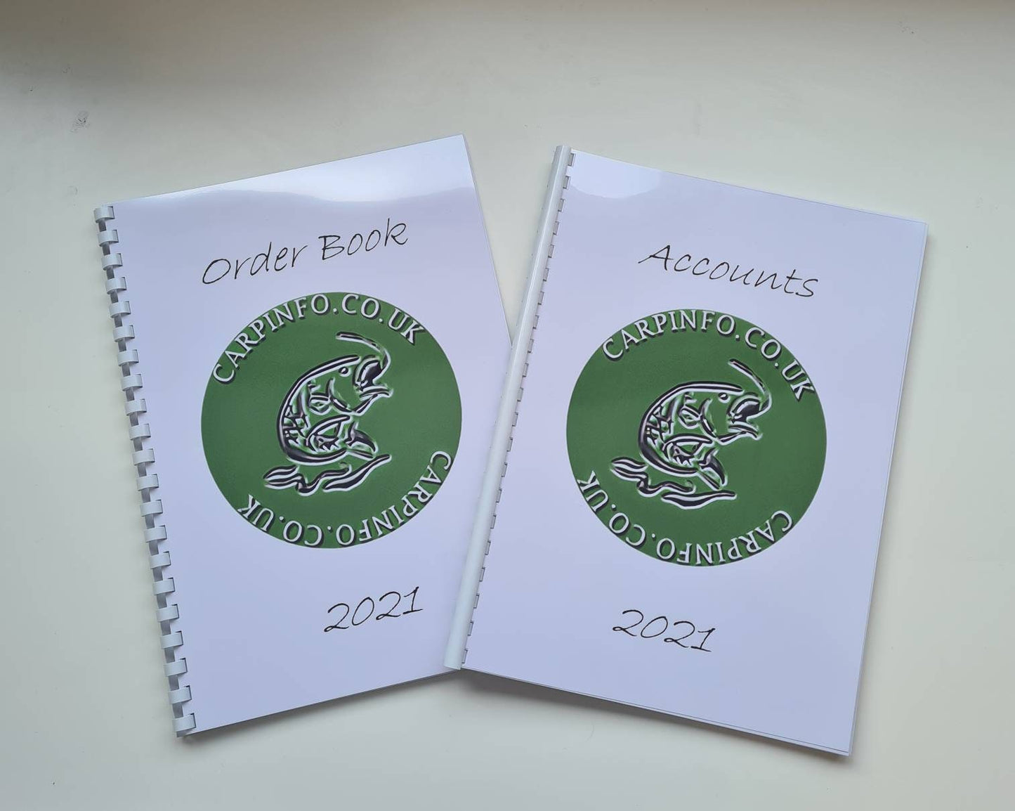 Personalised business accounts and order books, logo accounts book, small business tracker, custom accounts book, custom order book