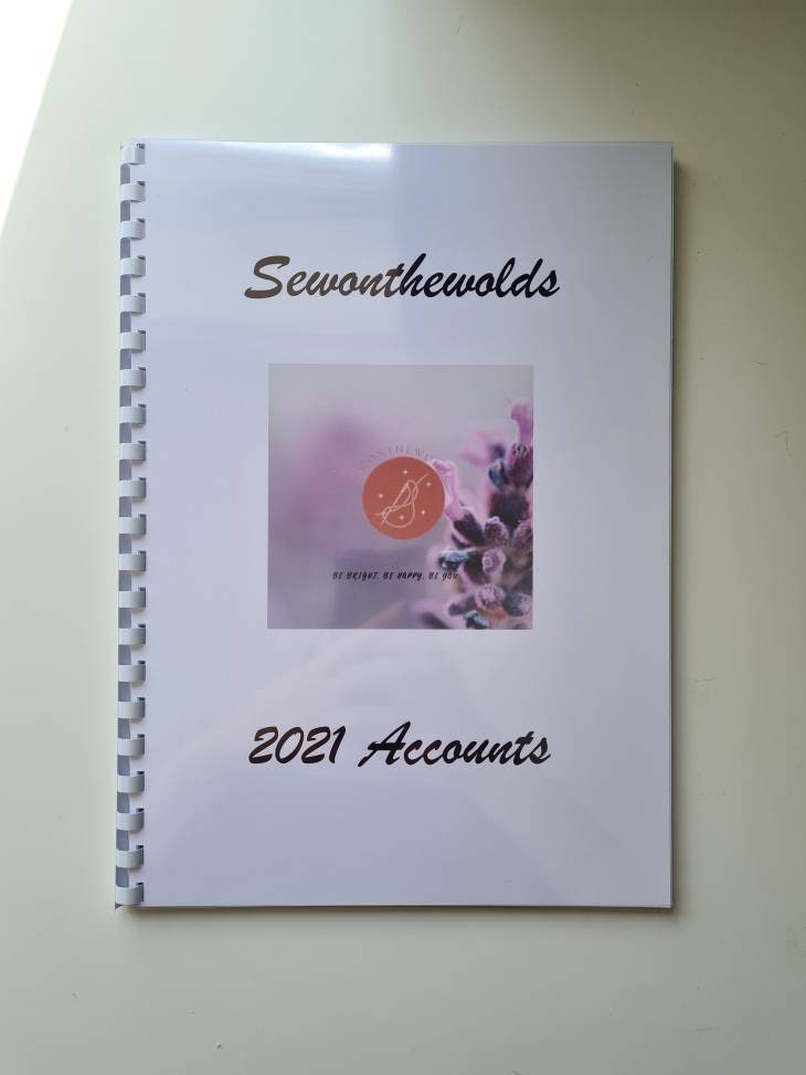 Personalised business accounts book, logo accounts book, small business tracker, custom accounts book,  small business stationery,