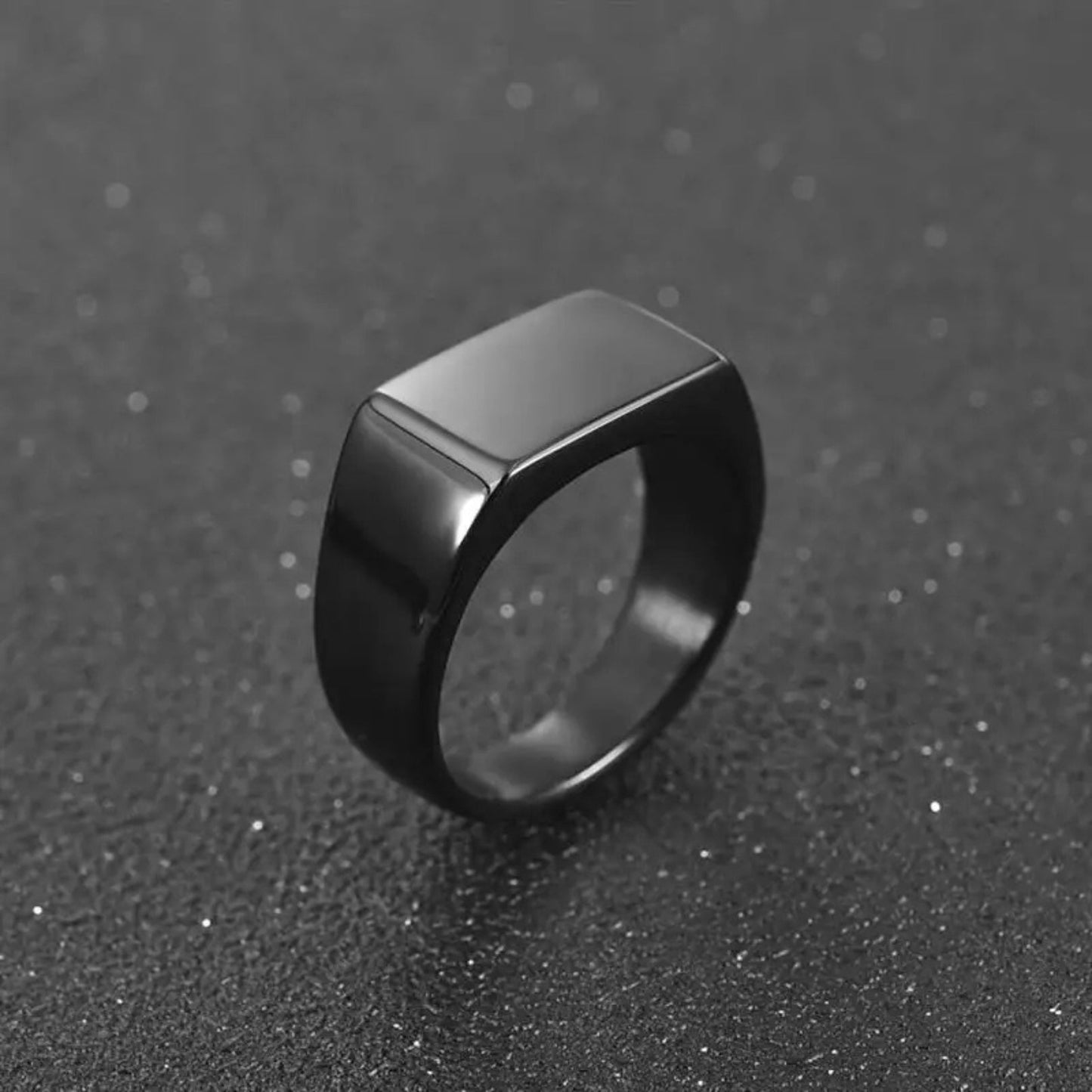 Men's Rectangular Signet Ring