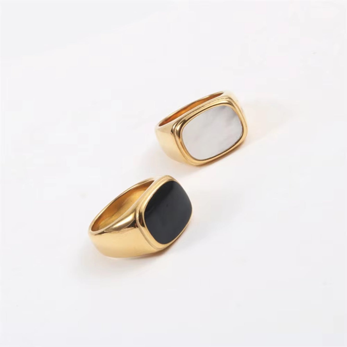 Onyx Signet Rings