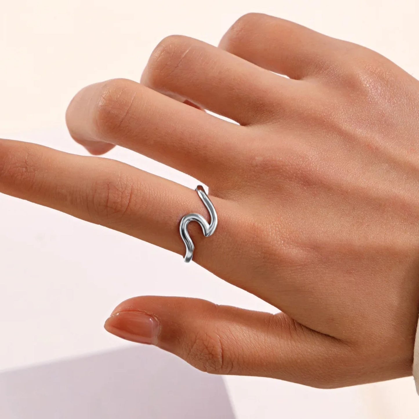 Serenity Wave Ring