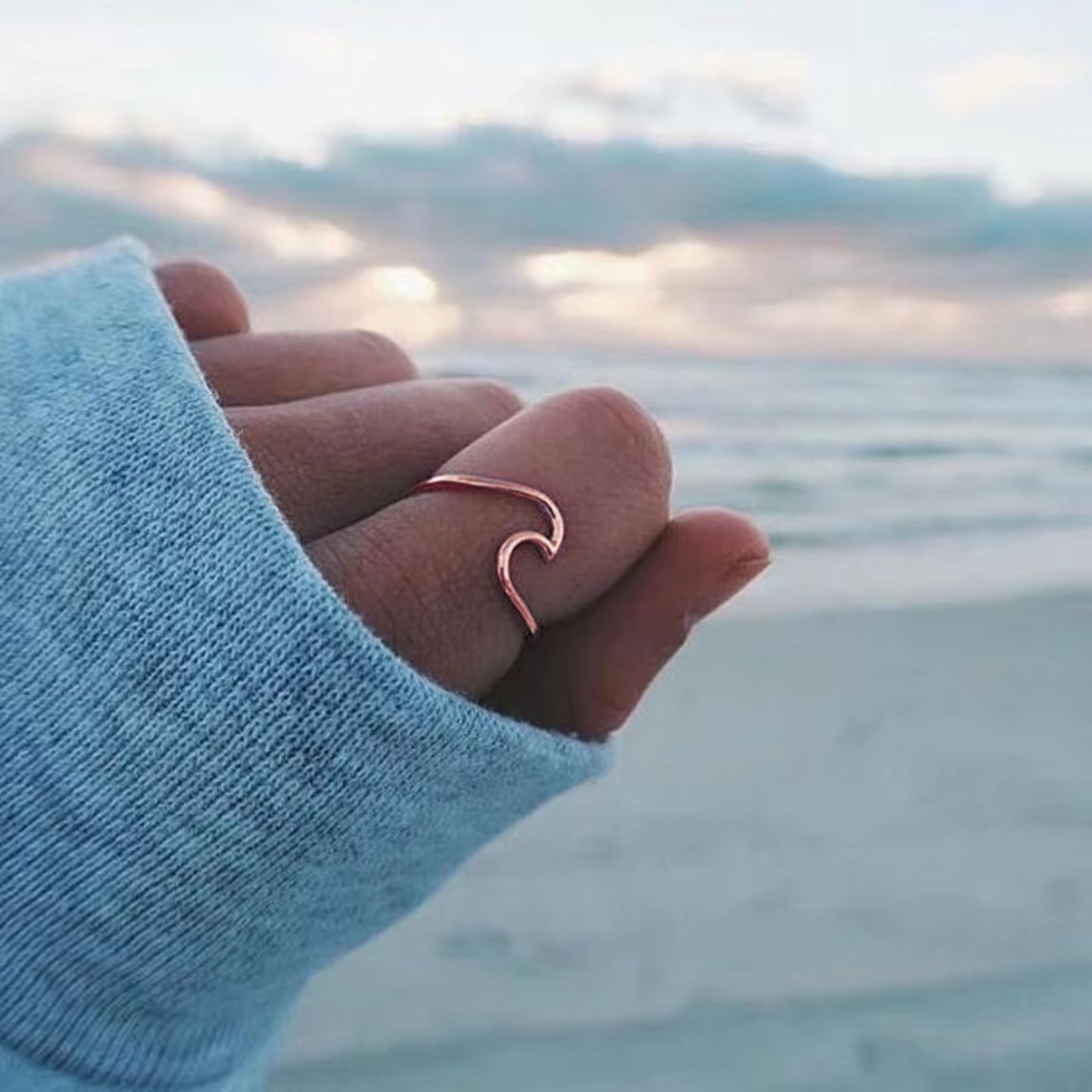 Serenity Wave Ring