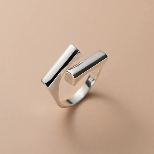 Sleek Square Open Ring